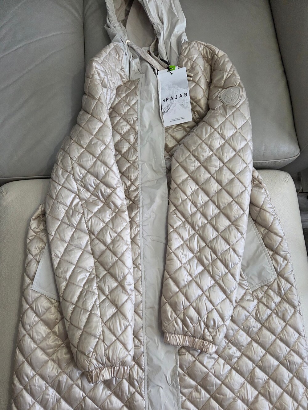 NWT - Pajar Women's Peridot Lightweight Quilted Longline Shacket - Size L - Picture 8 of 16